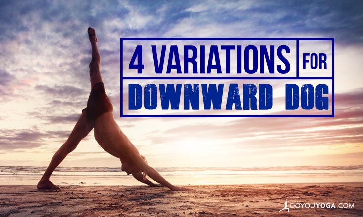4 Variations for Downward-Facing Dog Pose